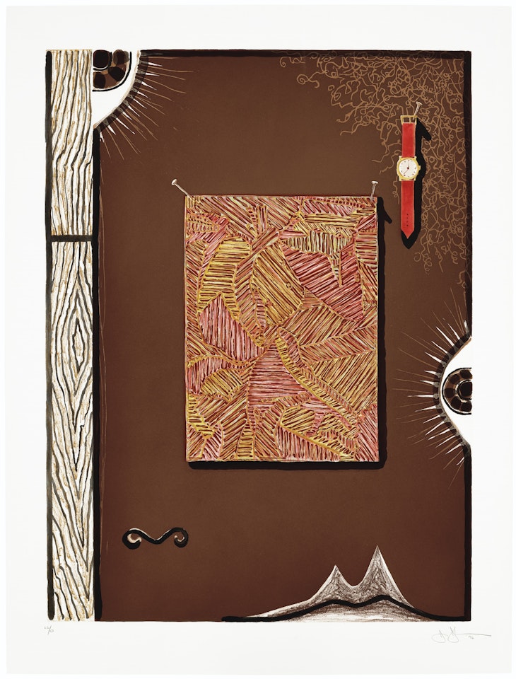 Face with Watch by Jasper Johns