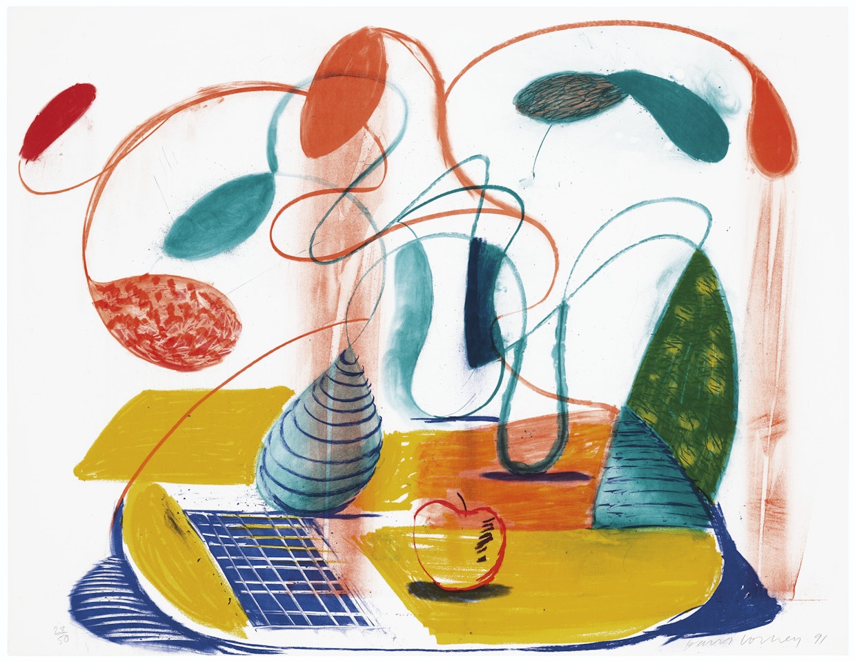 Table Flowable by David Hockney