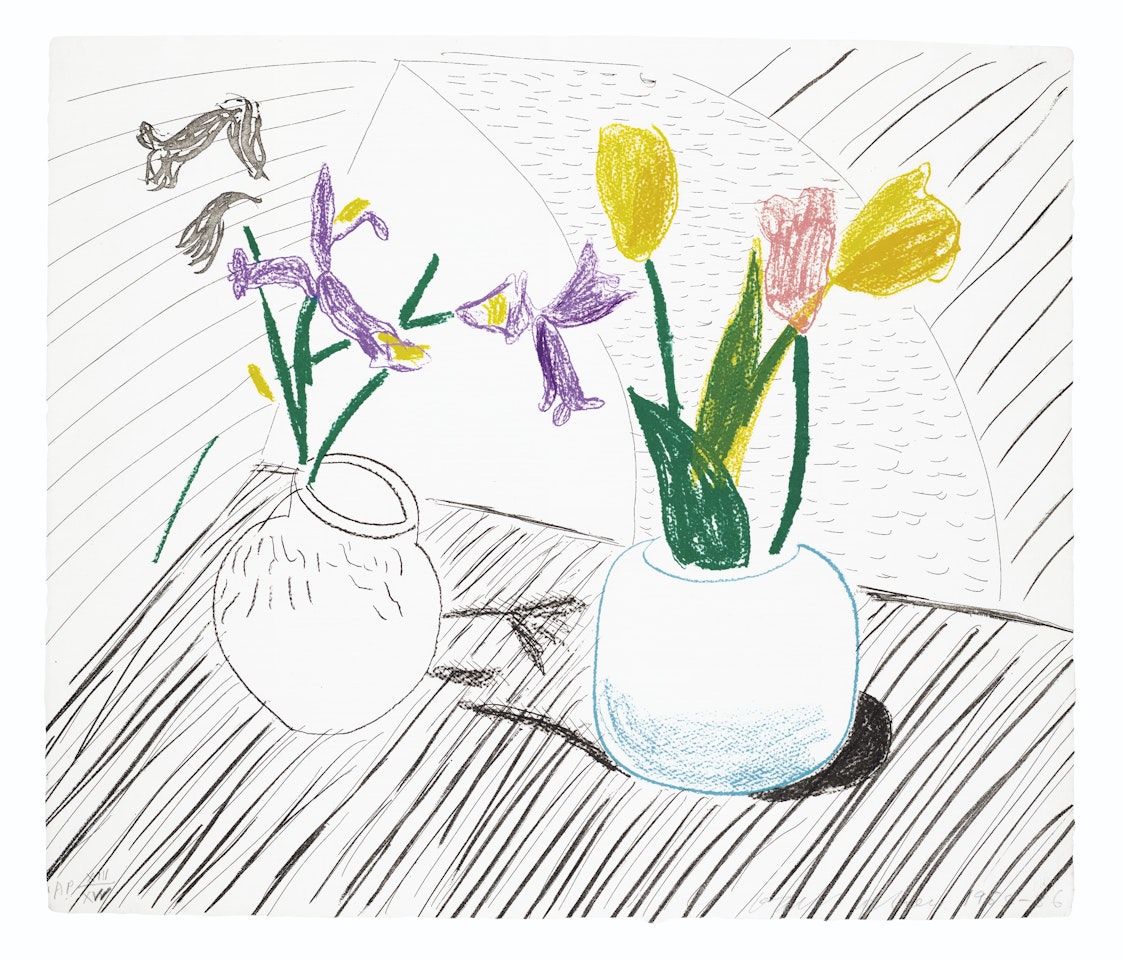 White Porcelain, from Moving Focus by David Hockney