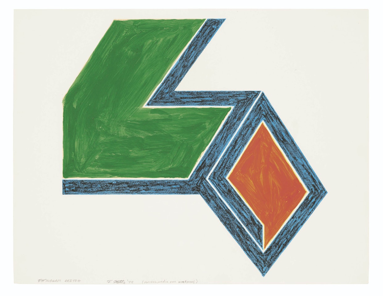 Effingham Sketch by Frank Stella