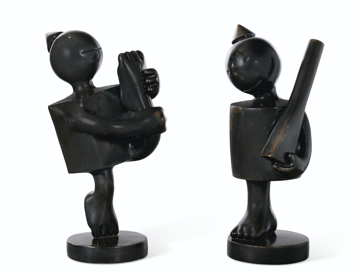 Ballerina &, Tin Soldier by Tom Otterness