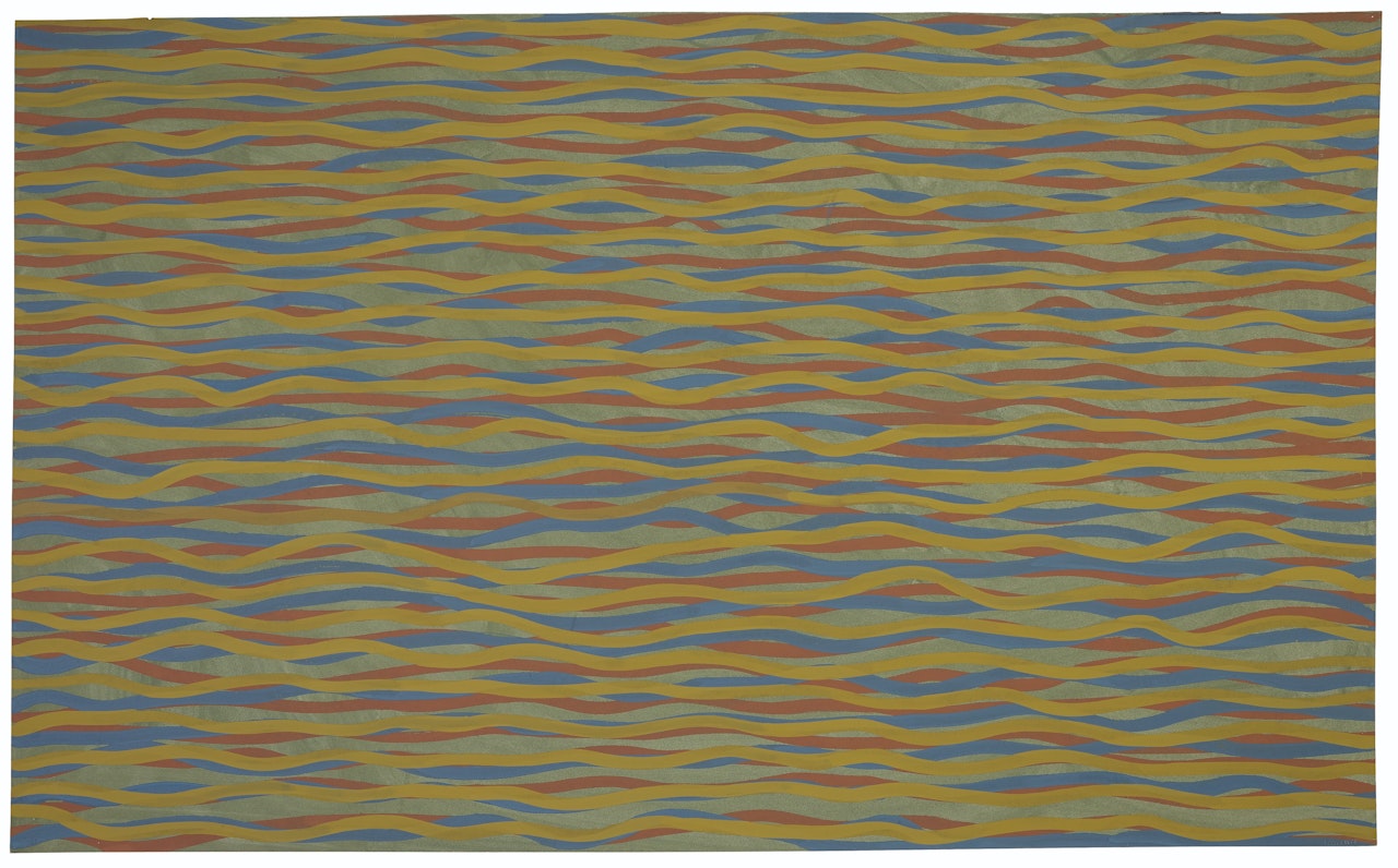 Horizontal Brushstrokes by Sol LeWitt