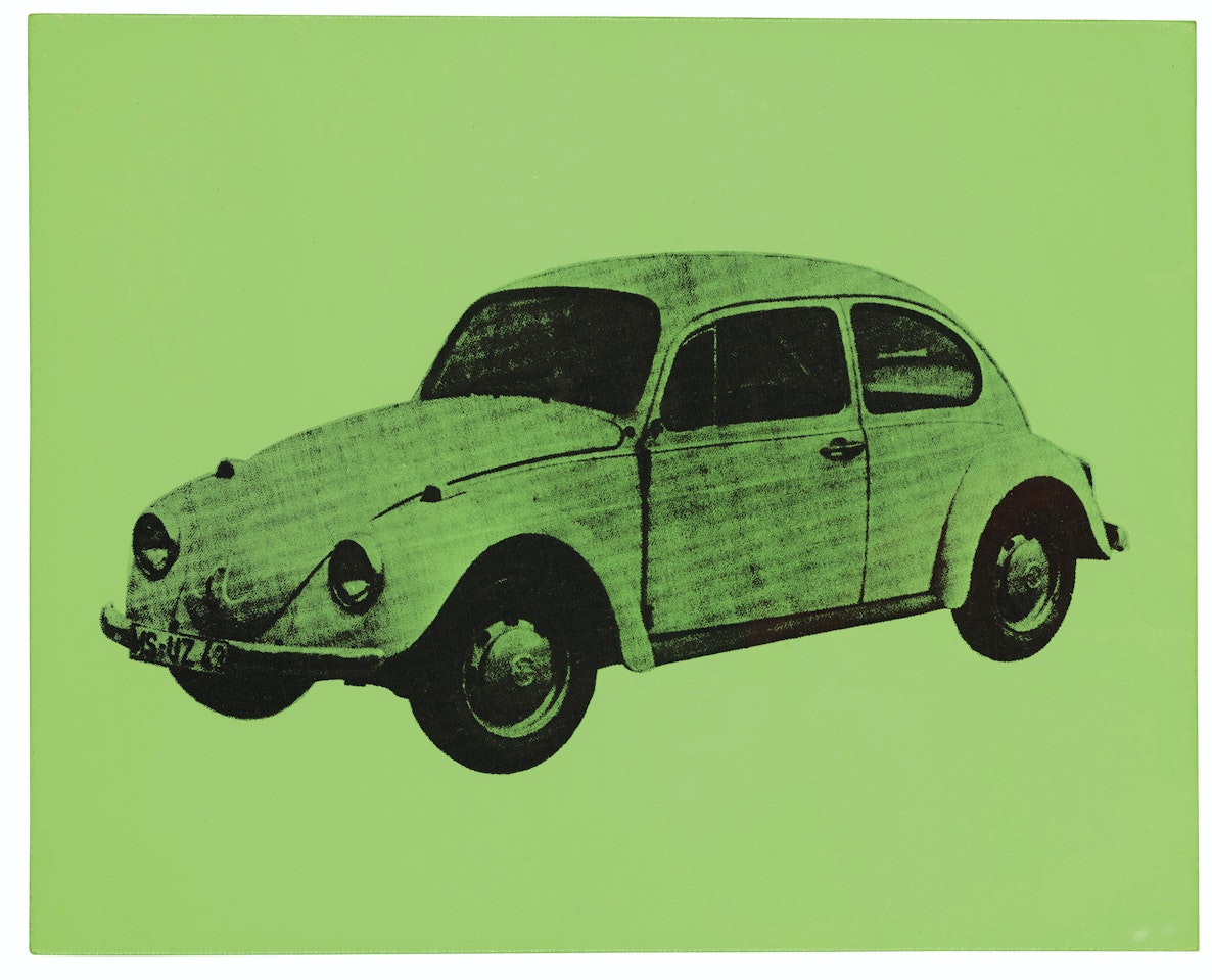 Volkswagen Bug (Green) by Andy Warhol