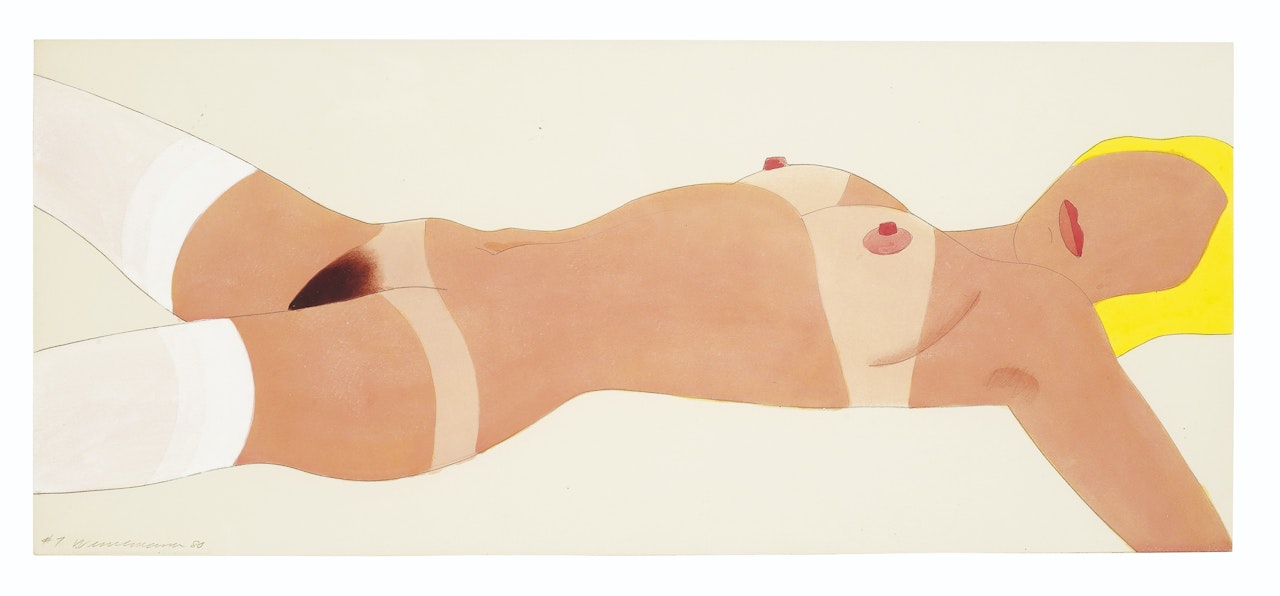 Stockinged Nude #7 by Tom Wesselmann