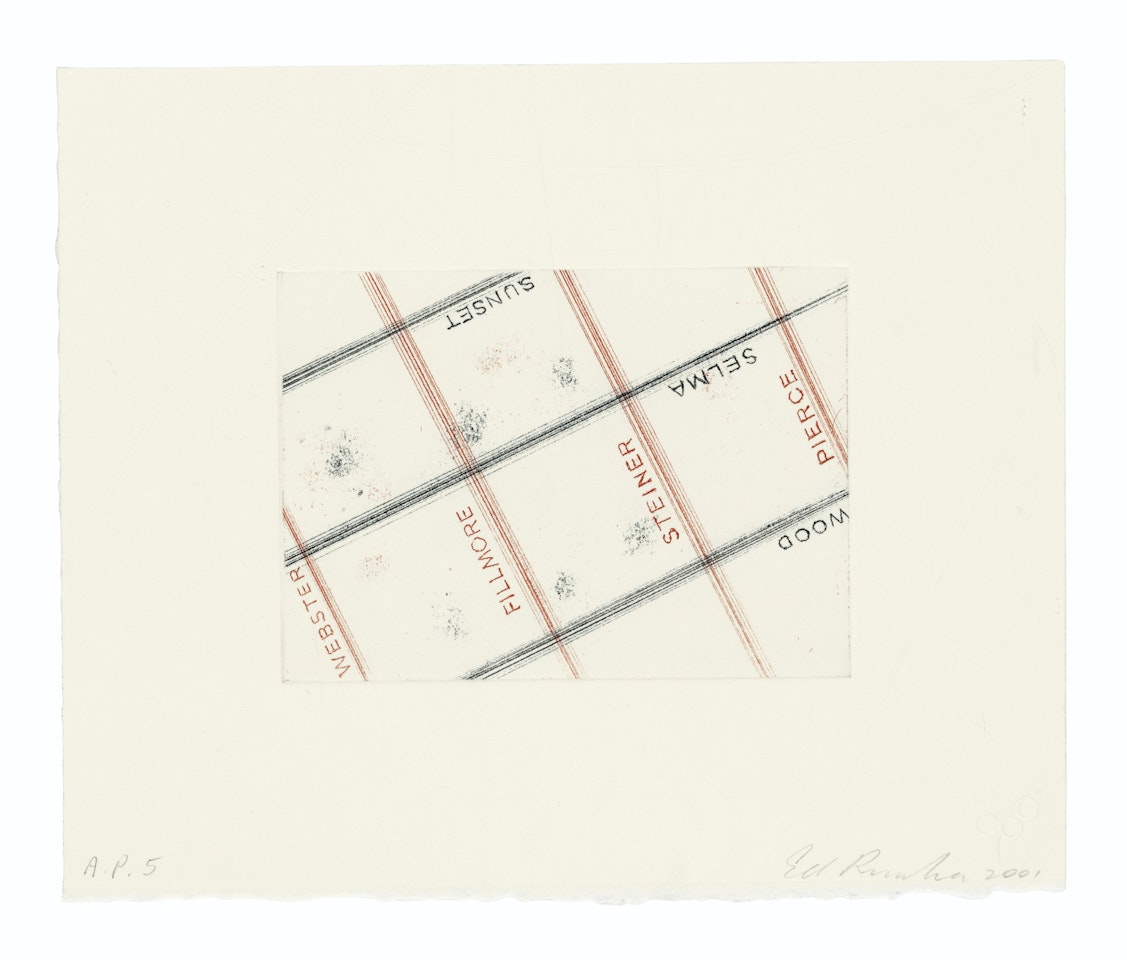 Los Francisco San Angeles by Ed Ruscha