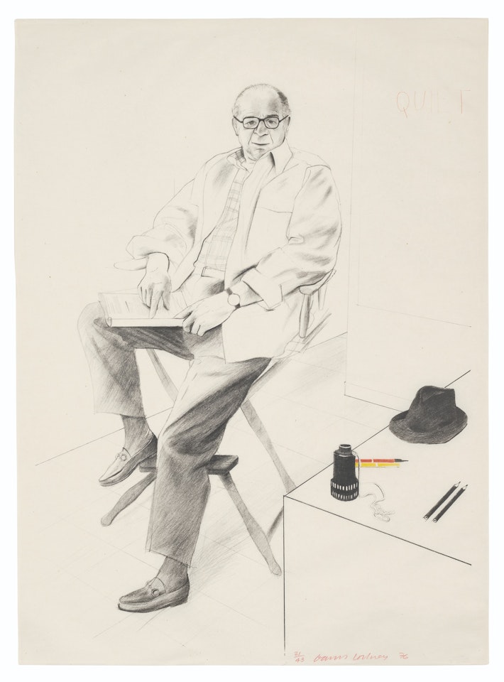 Billy Wilder by David Hockney