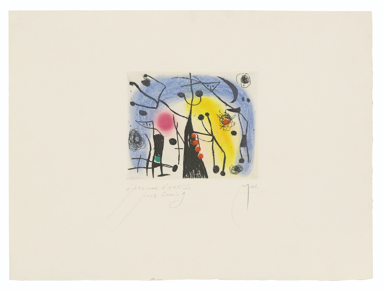 Les Magdaléniens by Joan Miró