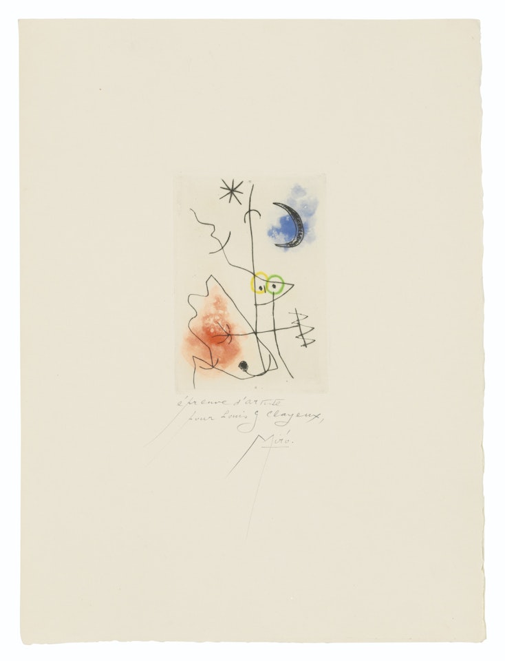 Le Grillon by Joan Miró