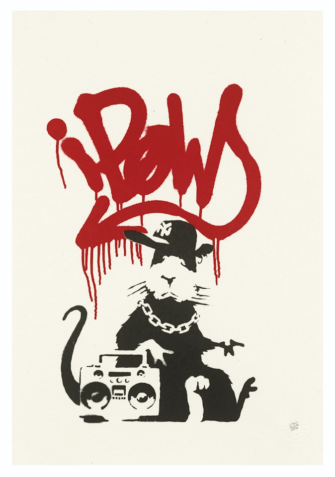 Gangsta Rat by Banksy