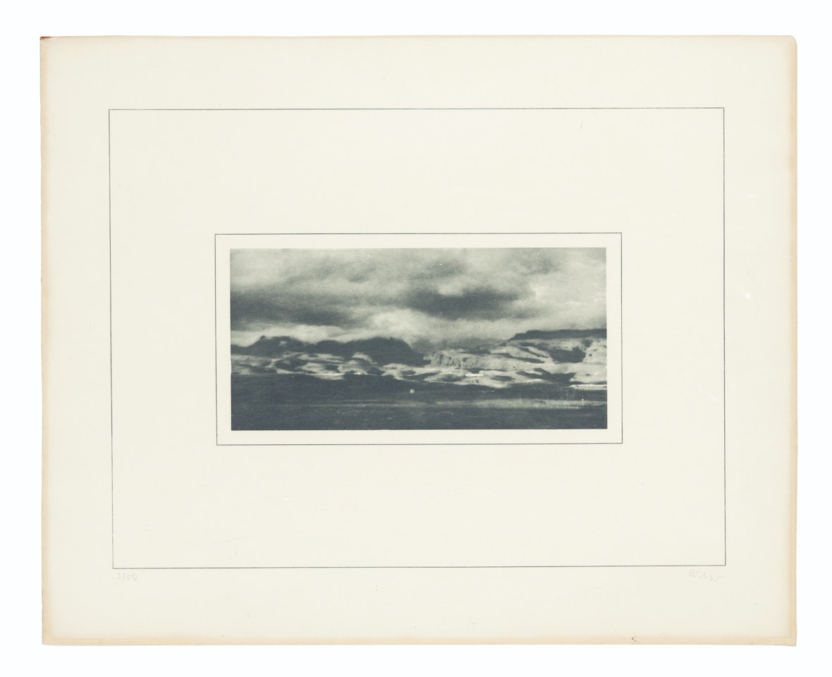 Plate C, from: Kanarische Landschaften II by Gerhard Richter