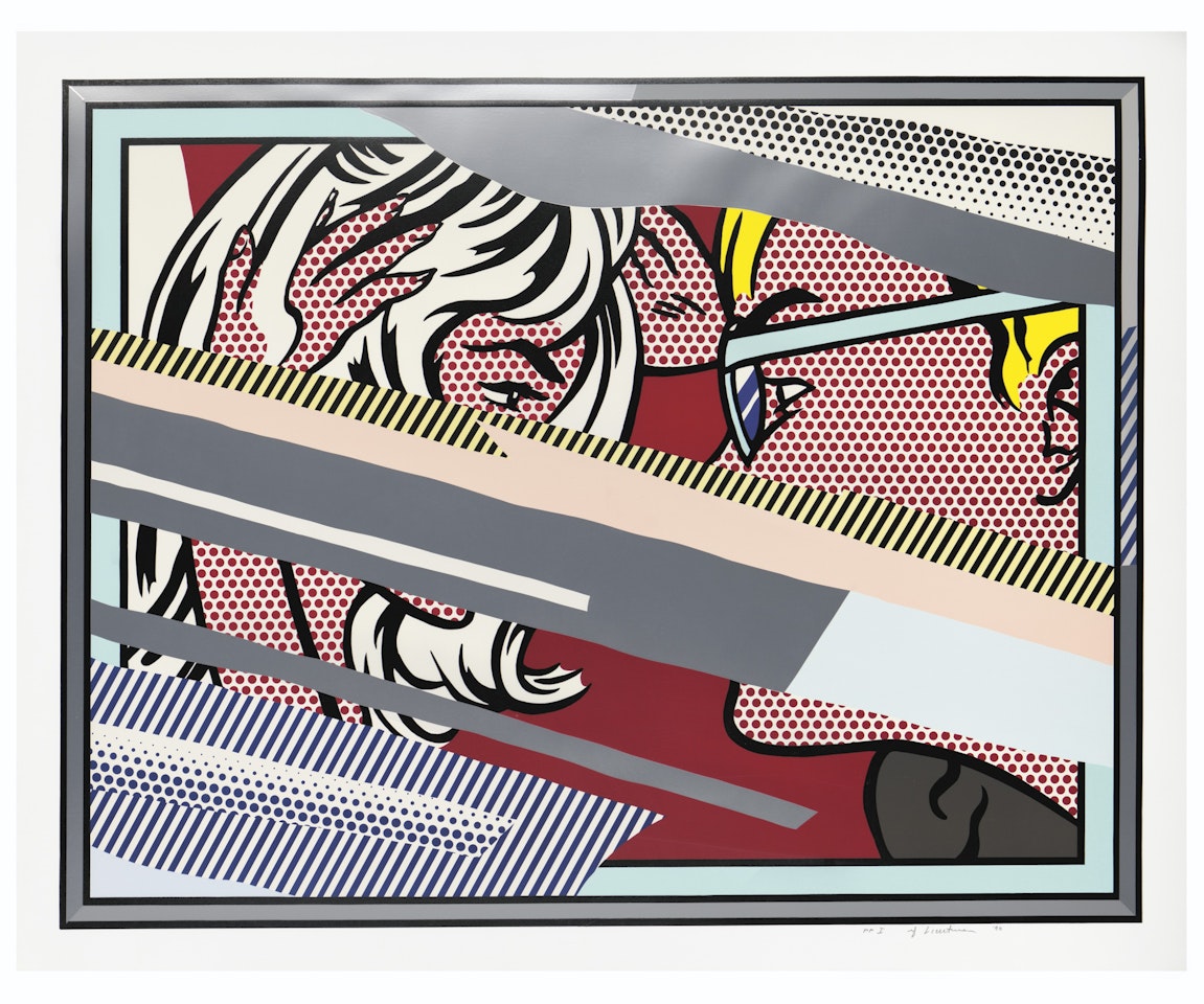 Reflection on Conversation, from: Reflections Series by Roy Lichtenstein