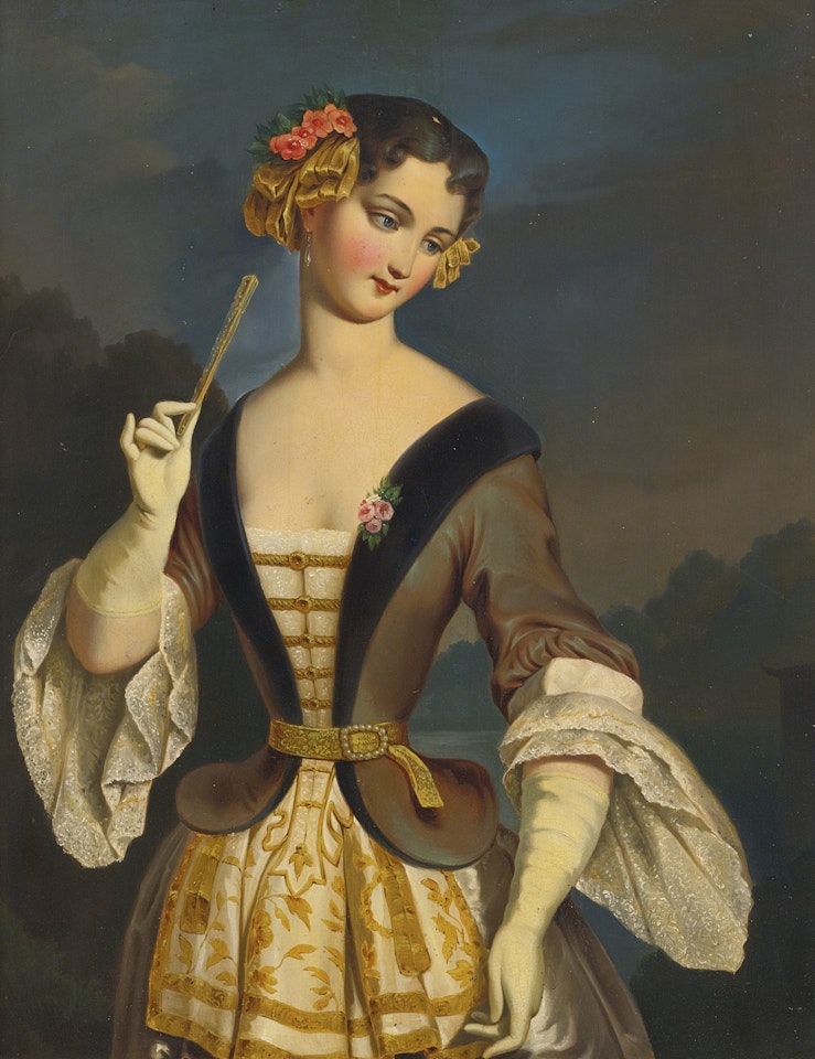 PORTRAIT OF A WOMAN, HALF-LENGTH by French School