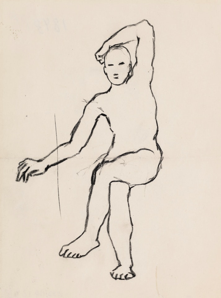 ÉTUDE D'HOMME ASSIS by Pablo Picasso