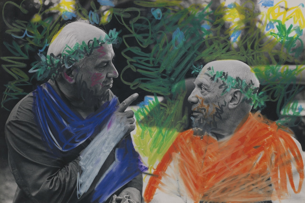 PICASSO ET JACQUES COUËLLE by Pablo Picasso