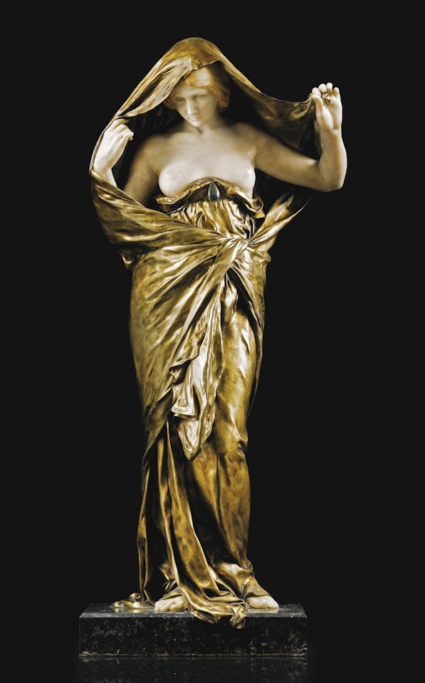 LA NATURE SE DÉVOILANT DEVANT LA SCIENCE (NATURE REVEALING HERSELF TO SCIENCE) by Louis-Ernest Barrias