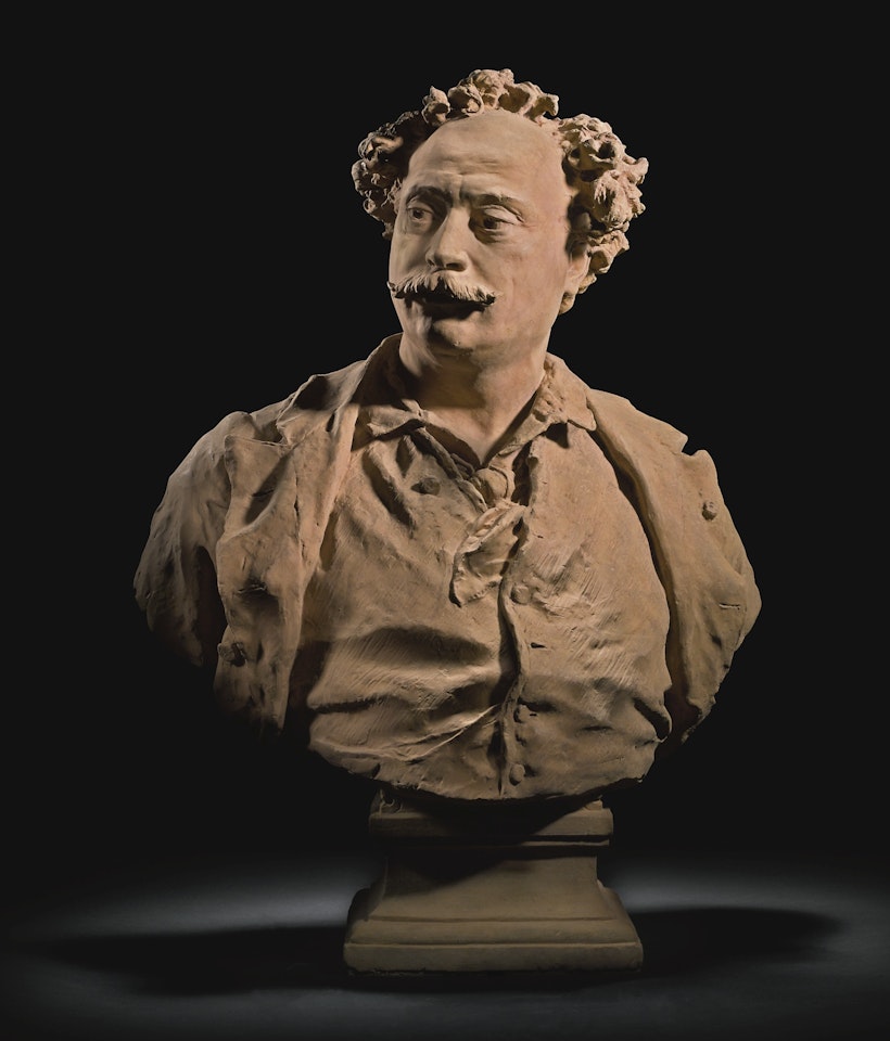 BUST OF ALEXANDRE DUMAS, FILS by Jean-Baptiste Carpeaux