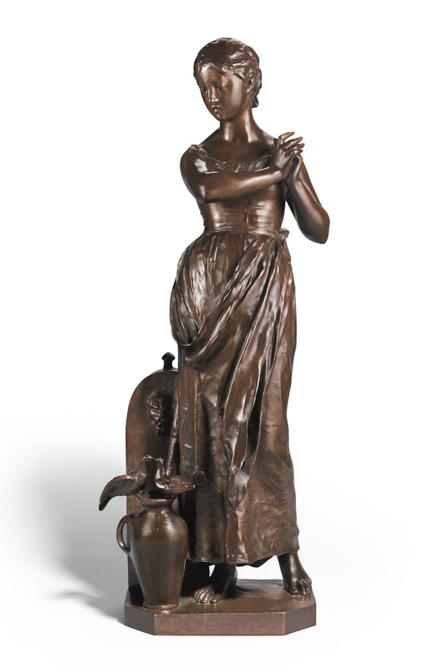 FEMME À LA FONTAINE (WOMAN AT A FOUNTAIN) by Alfred Boucher