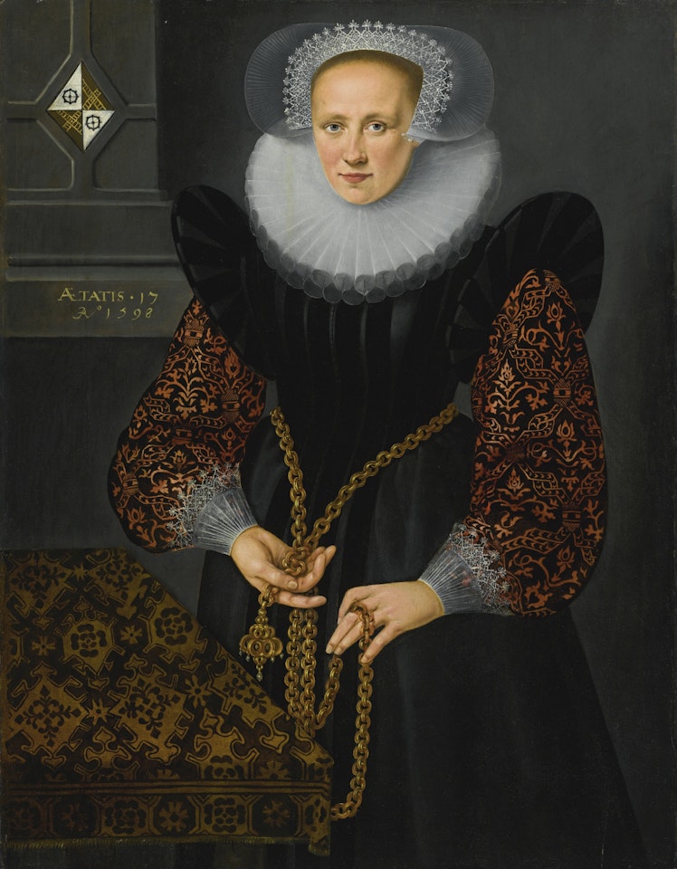 PORTRAIT OF AEFGE GIJBLAND (1581-1625) by Dutch School