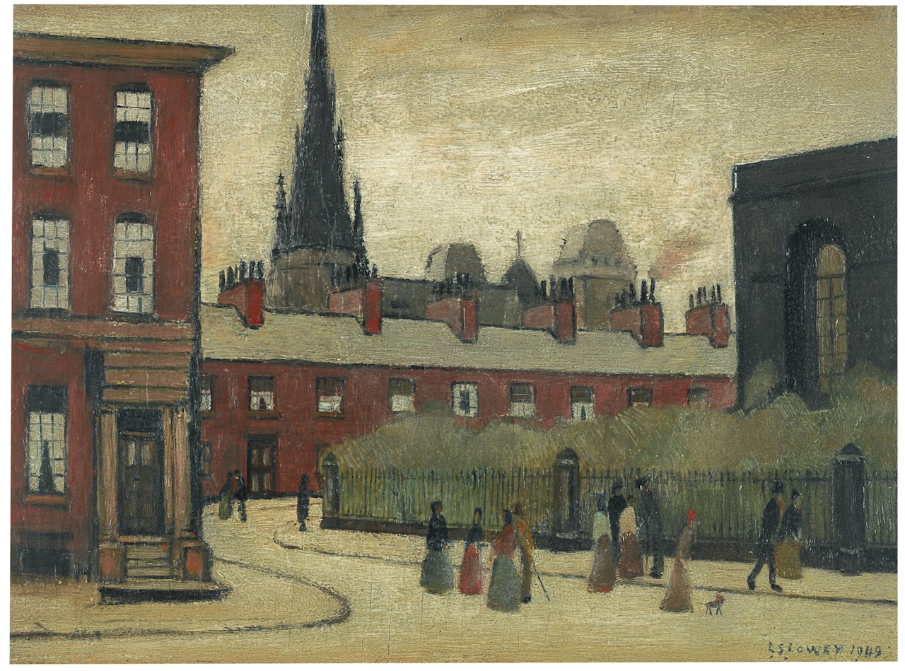 THE SPIRE by Laurence Stephen Lowry