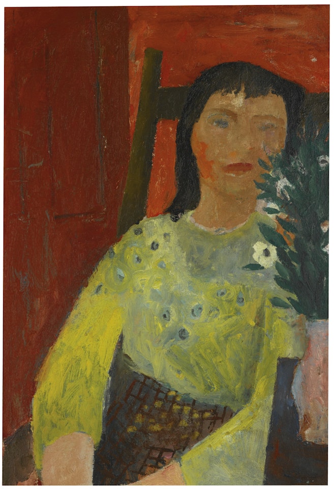 SEATED GIRL by William Scott