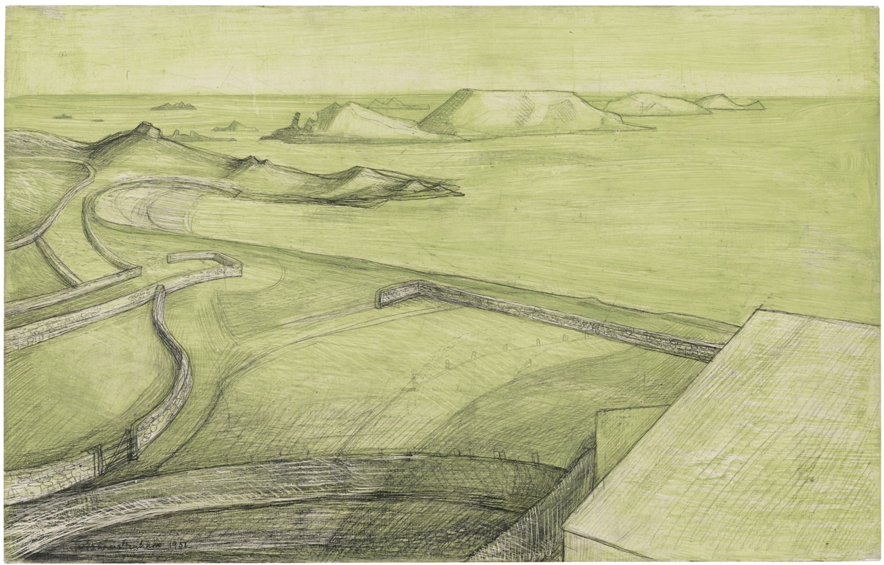 COASTAL STUDY by Wilhelmina Barns-Graham