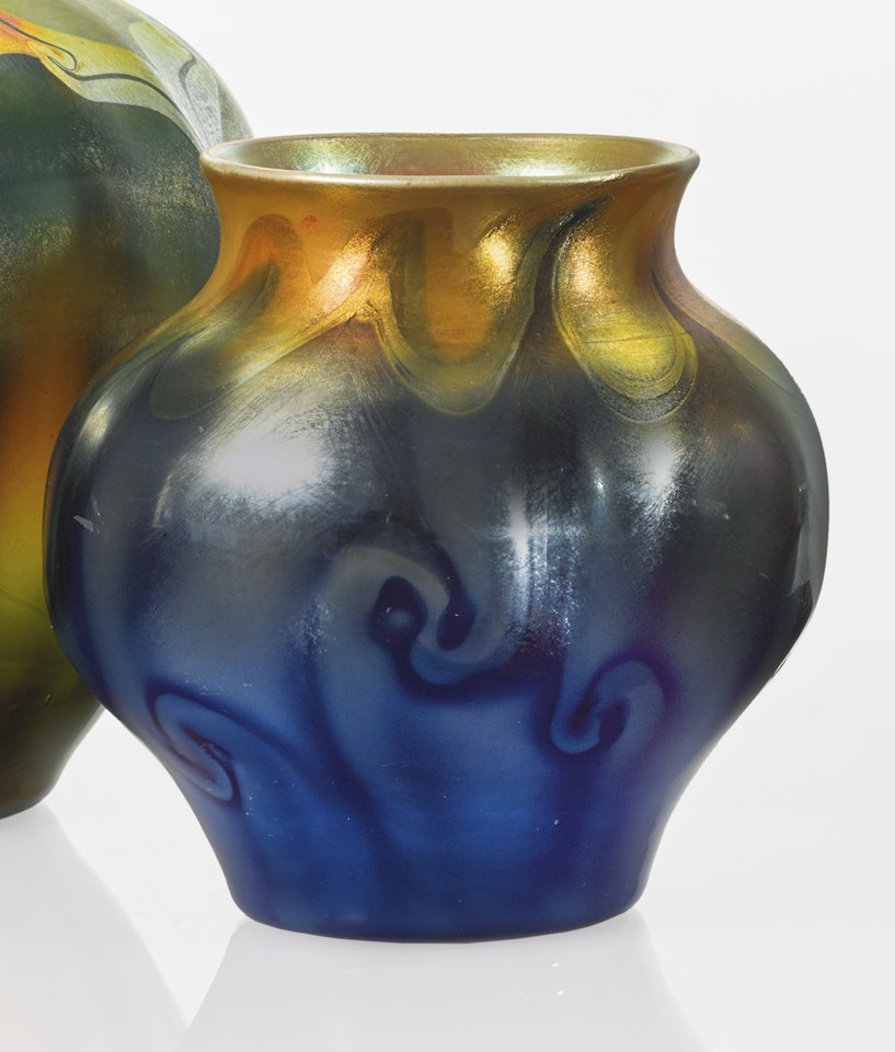 DECORATED VASE by Tiffany Studios