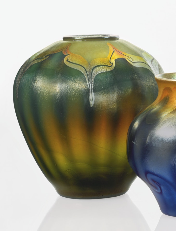 DECORATED VASE by Tiffany Studios