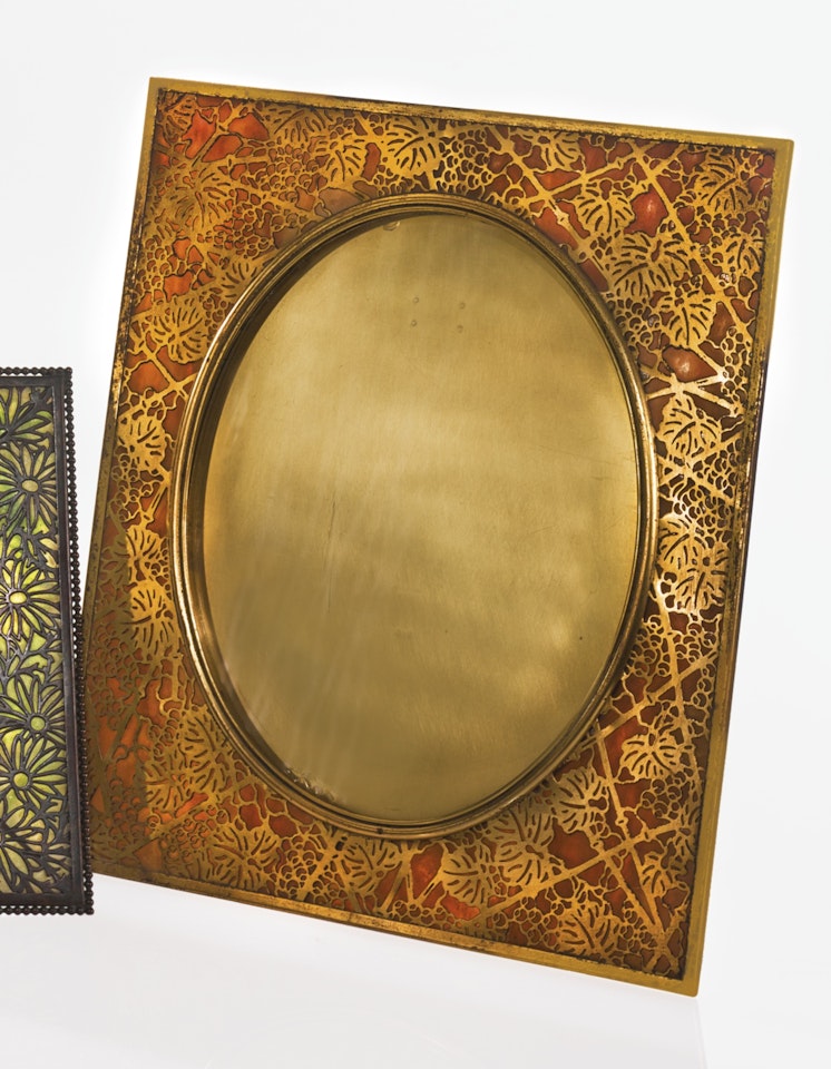 LARGE “GRAPE VINE” PHOTOGRAPH FRAME by Tiffany Studios