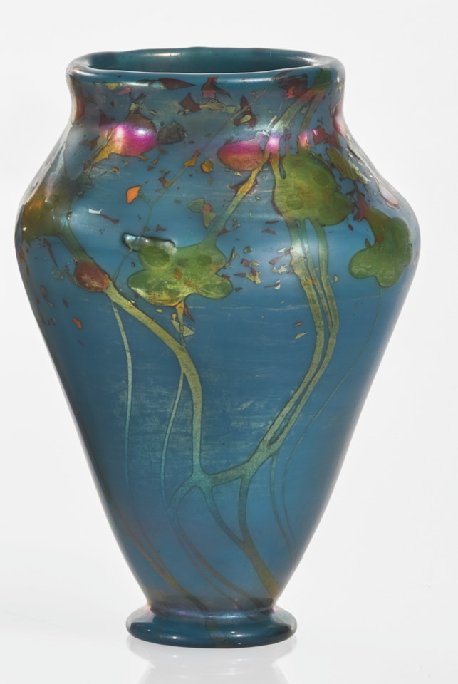 DECORATED VASE by Tiffany Studios