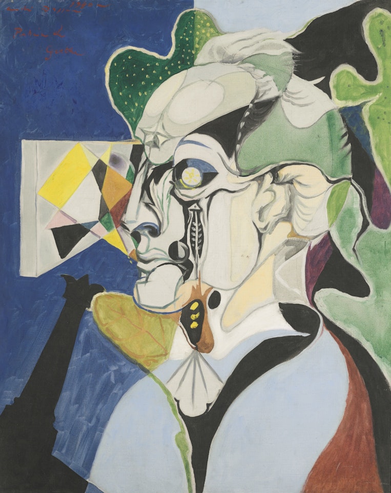 PORTRAIT DE GOETHE by André Masson