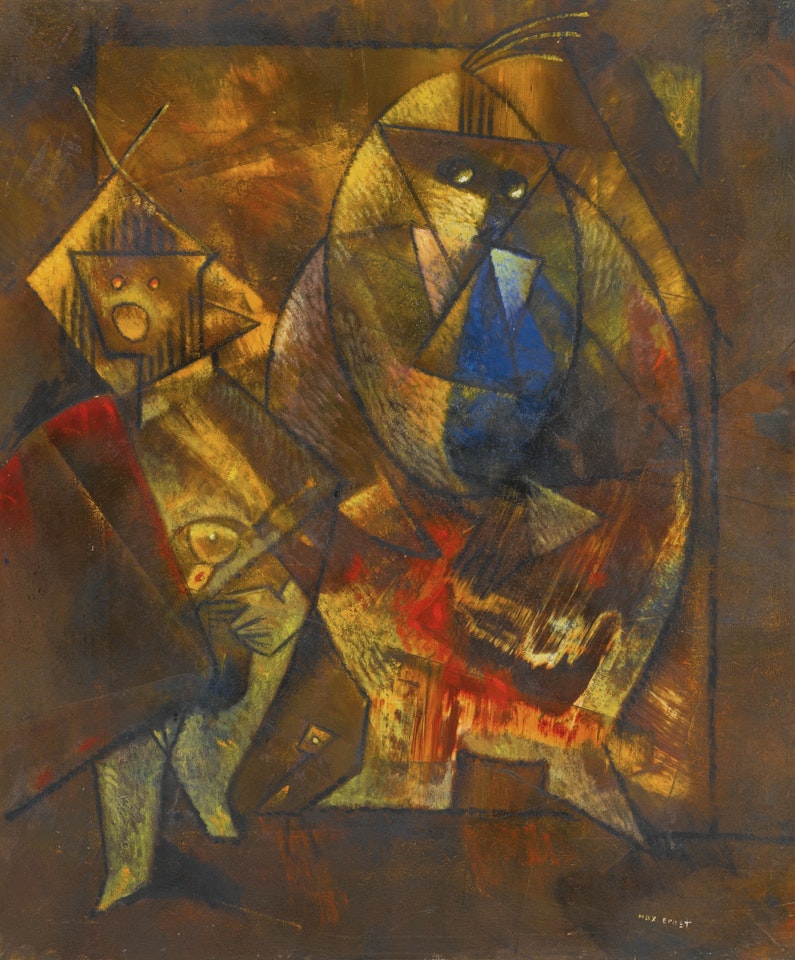 DIMANCHE APRÈS-MIDI SUR LES CHAMPS ELYSÉES by Max Ernst