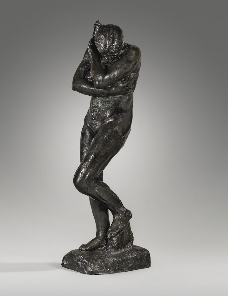 EVE, GRAND MODÈLE - VERSION SANS ROCHER À LA BASE CARRÉE by Auguste Rodin