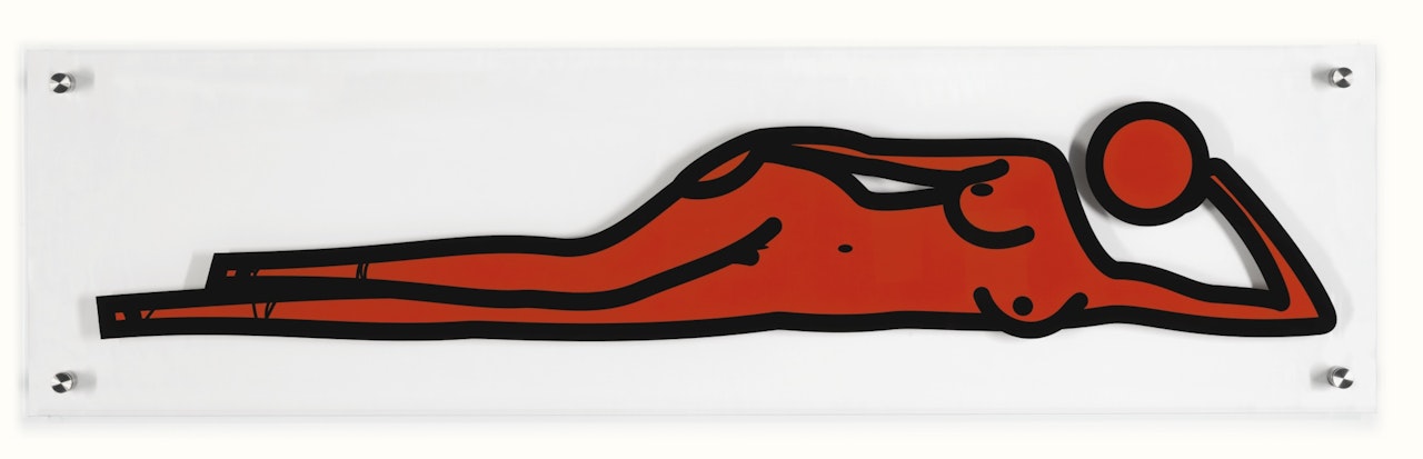 BIJOU RELAXES I by Julian Opie