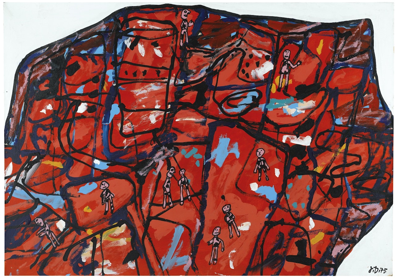 PAYSAGE DU LIMOUSIN II by Jean Dubuffet