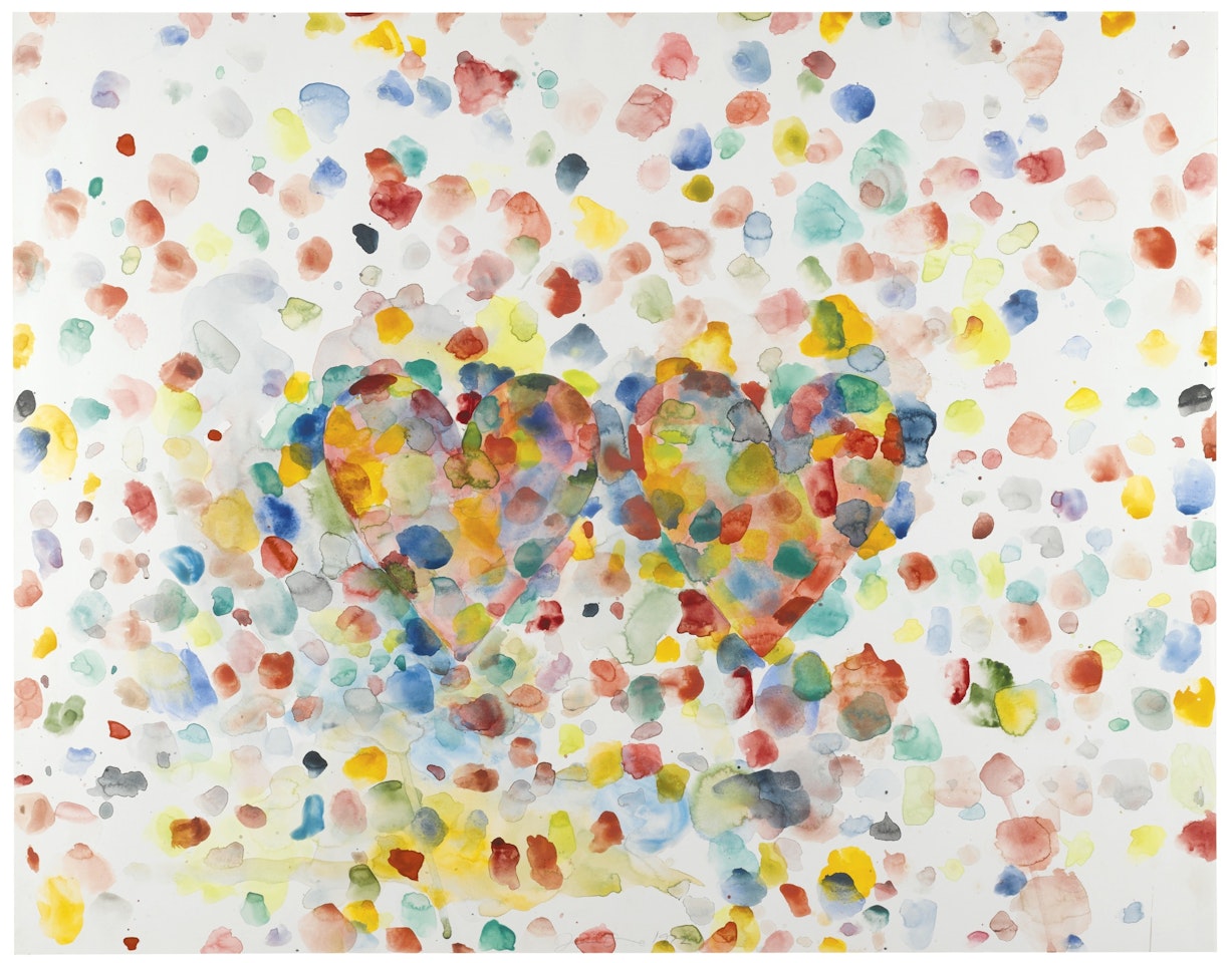 SMALL HEART PAINTING by Jim Dine