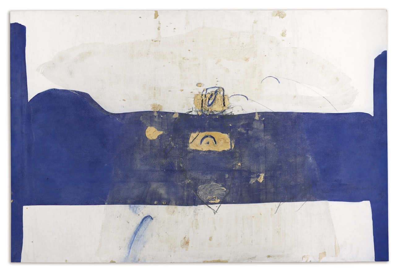 CAMA AZUL (LIT BLEU) by Antoni Tapies