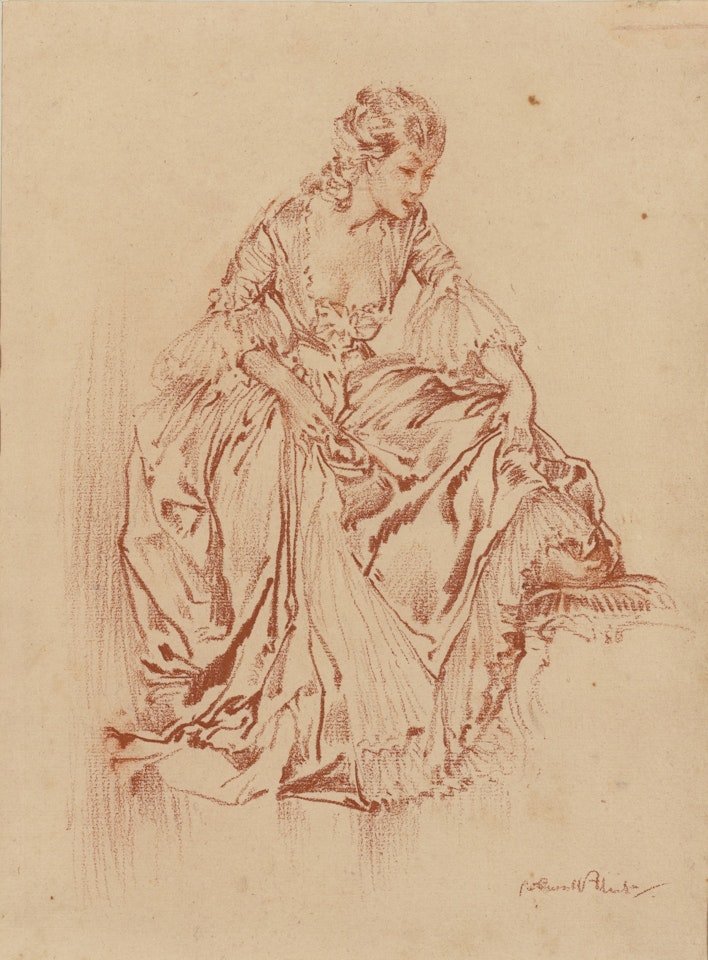 PEGGY, STUDY OF RAY FULLER by William Russell Flint