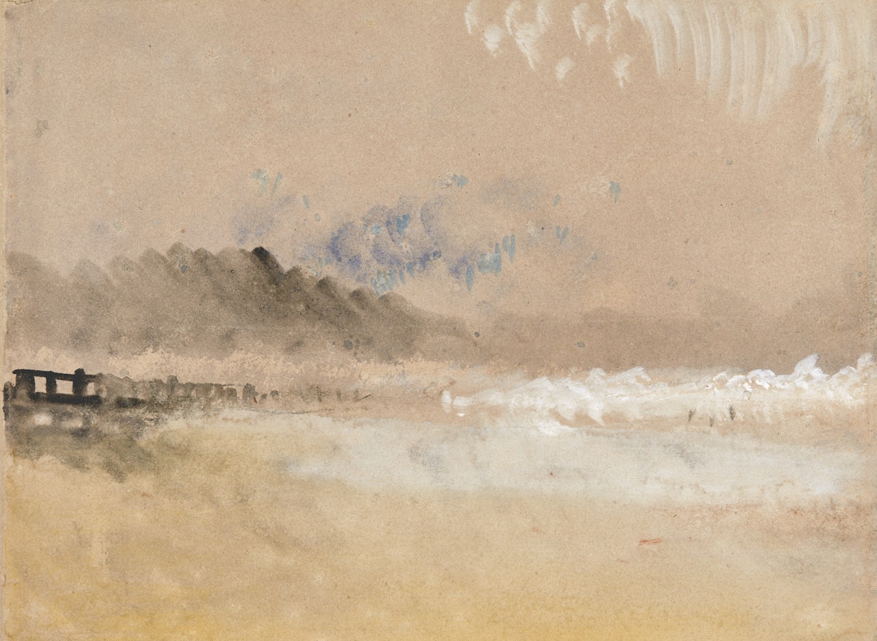 SURF ON A BEACH, MARGATE by Joseph Mallord William Turner