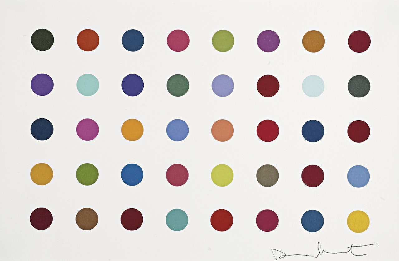 ETHYLAMINE by Damien Hirst