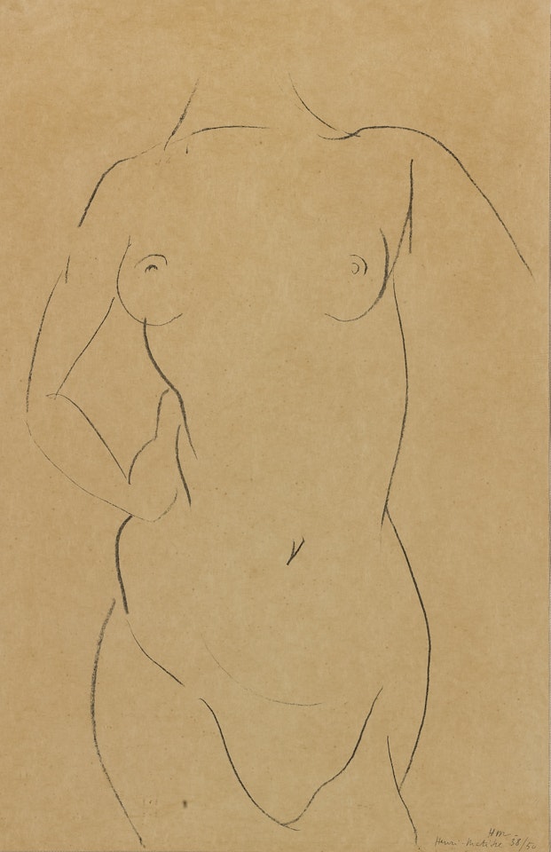 TORSE DE FACE (D. 407) by Henri Matisse