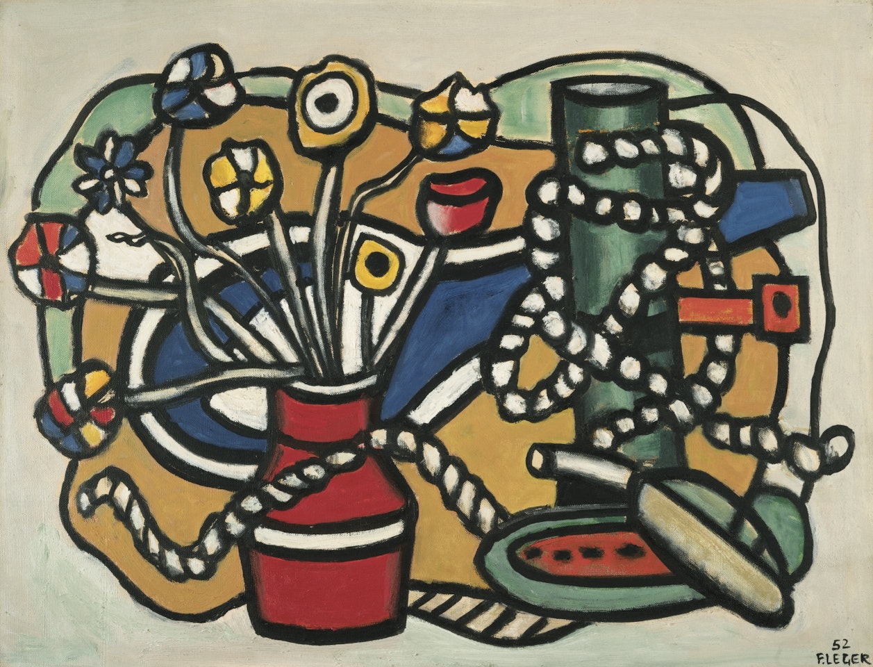 LE VASE ROUGE by Fernand Leger