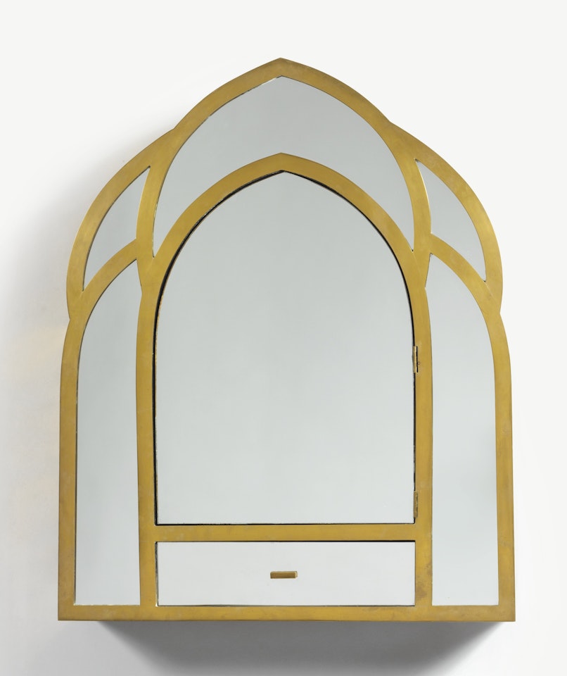 'GOTHIC' MIRRORED CABINET by Gabriella Crespi
