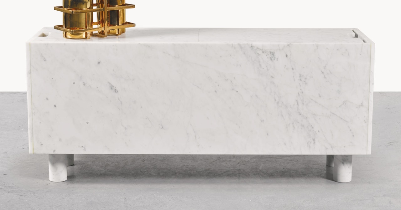 UNIQUE 'CARRARA MARBLE CRATE SERIES NO. 2' by Jasper Morrison