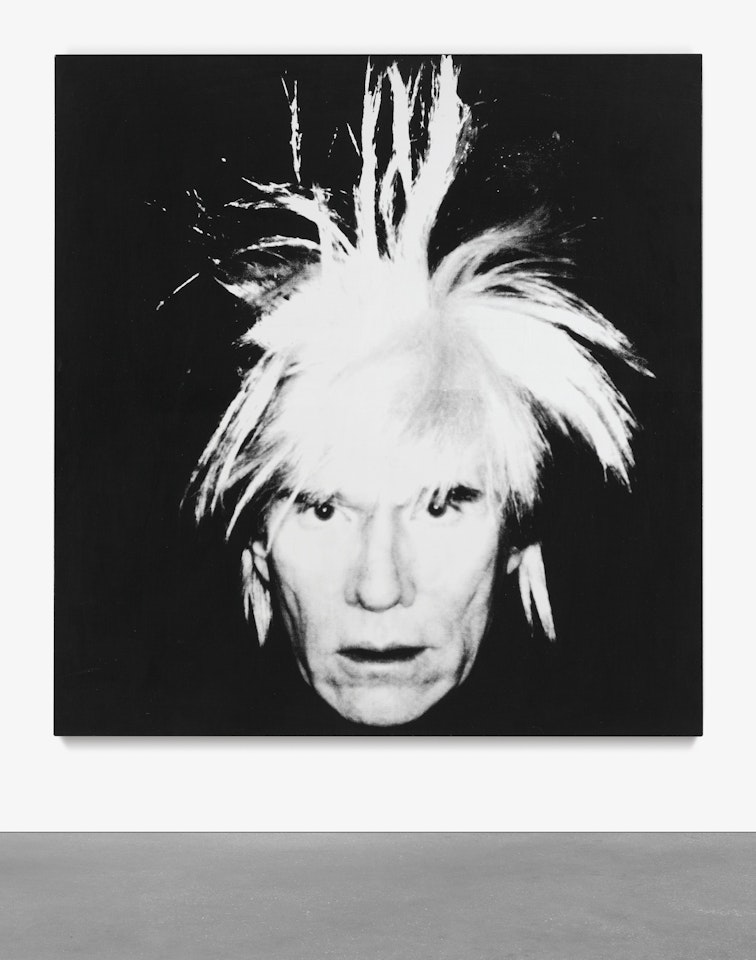 SELF-PORTRAIT (FRIGHT WIG) by Andy Warhol