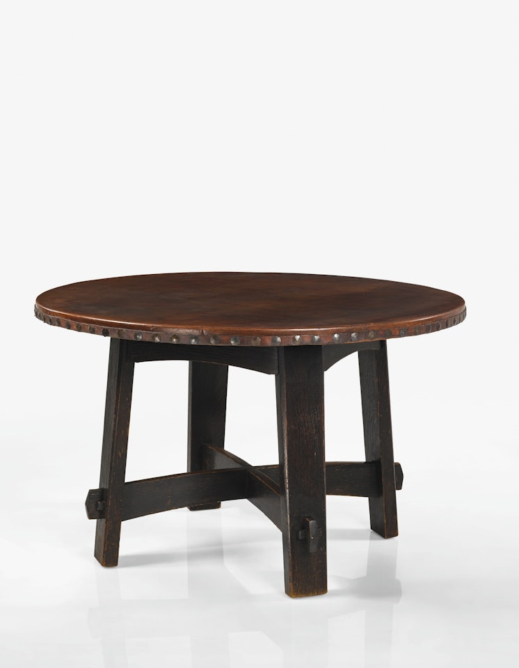 A RARE LIBRARY TABLE, MODEL NO. 407 by Gustav Stickley