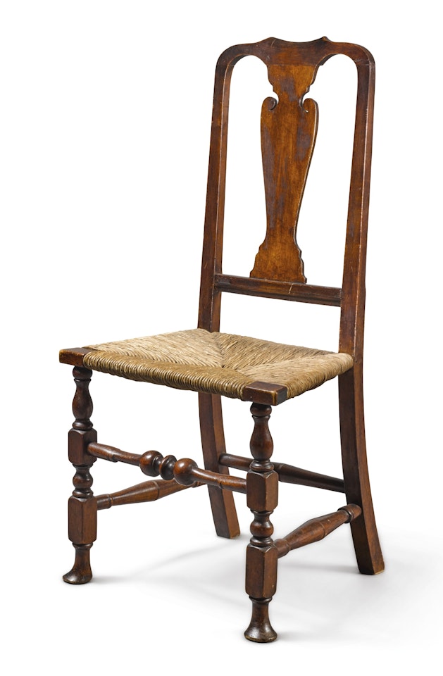 Queen Anne Maple Side Chair by Anonymous