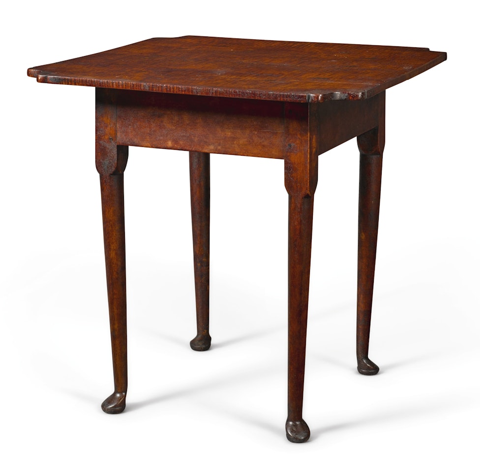 Queen Anne Walnut Tavern Table by Anonymous