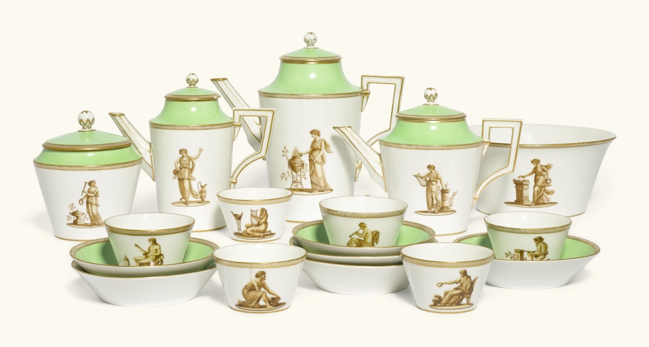 A Berlin tea and coffee service by Anonymous