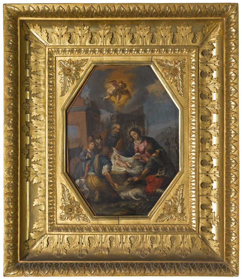 THE ADORATION OF THE SHEPHERDS by Roman School