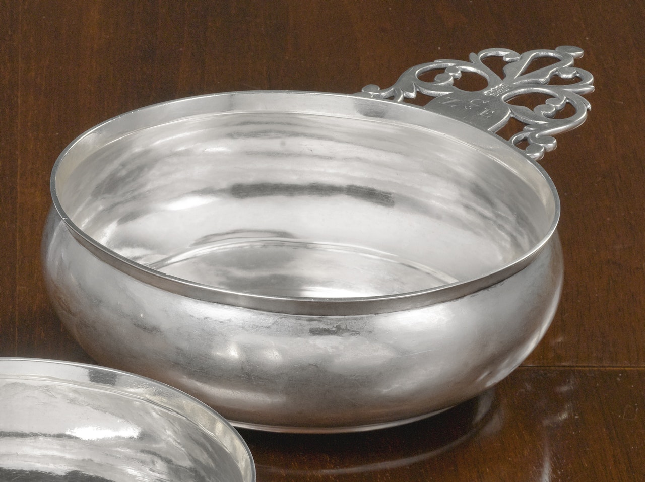 An American Silver Porringer, Benjamin Burt by Anonymous